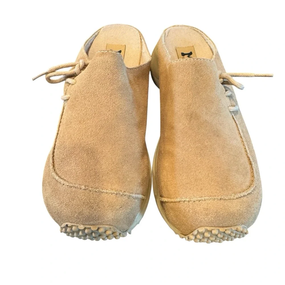 Vintage Mudd Y2K Willi Clog Babydoll Suede Chunky Platform 8.5‎